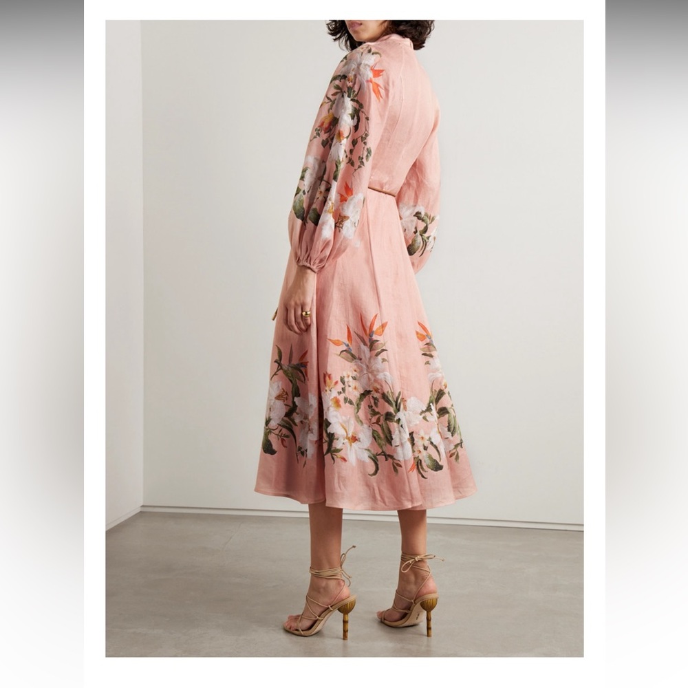 Flora linen dress